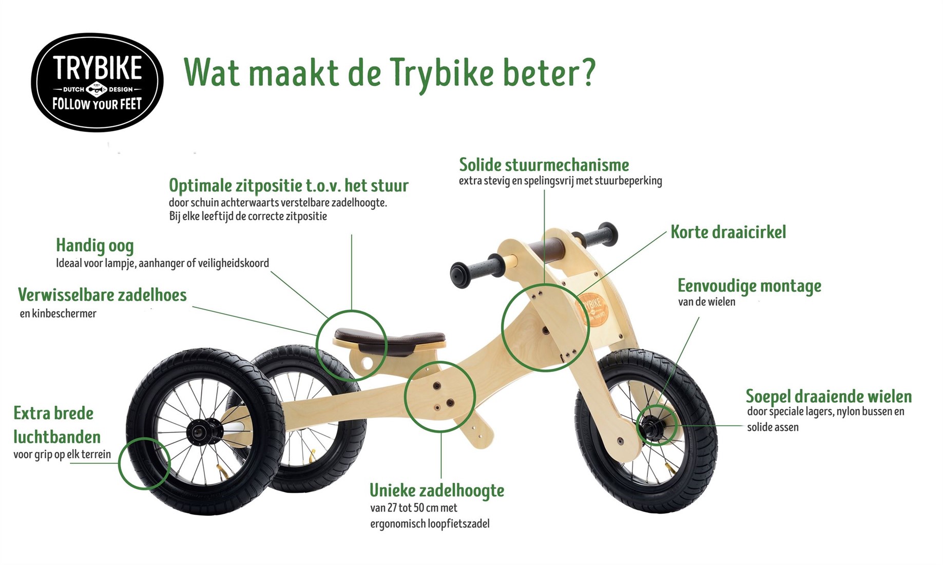 Trybike wooden 2024